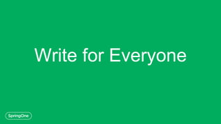 Write for Everyone
 