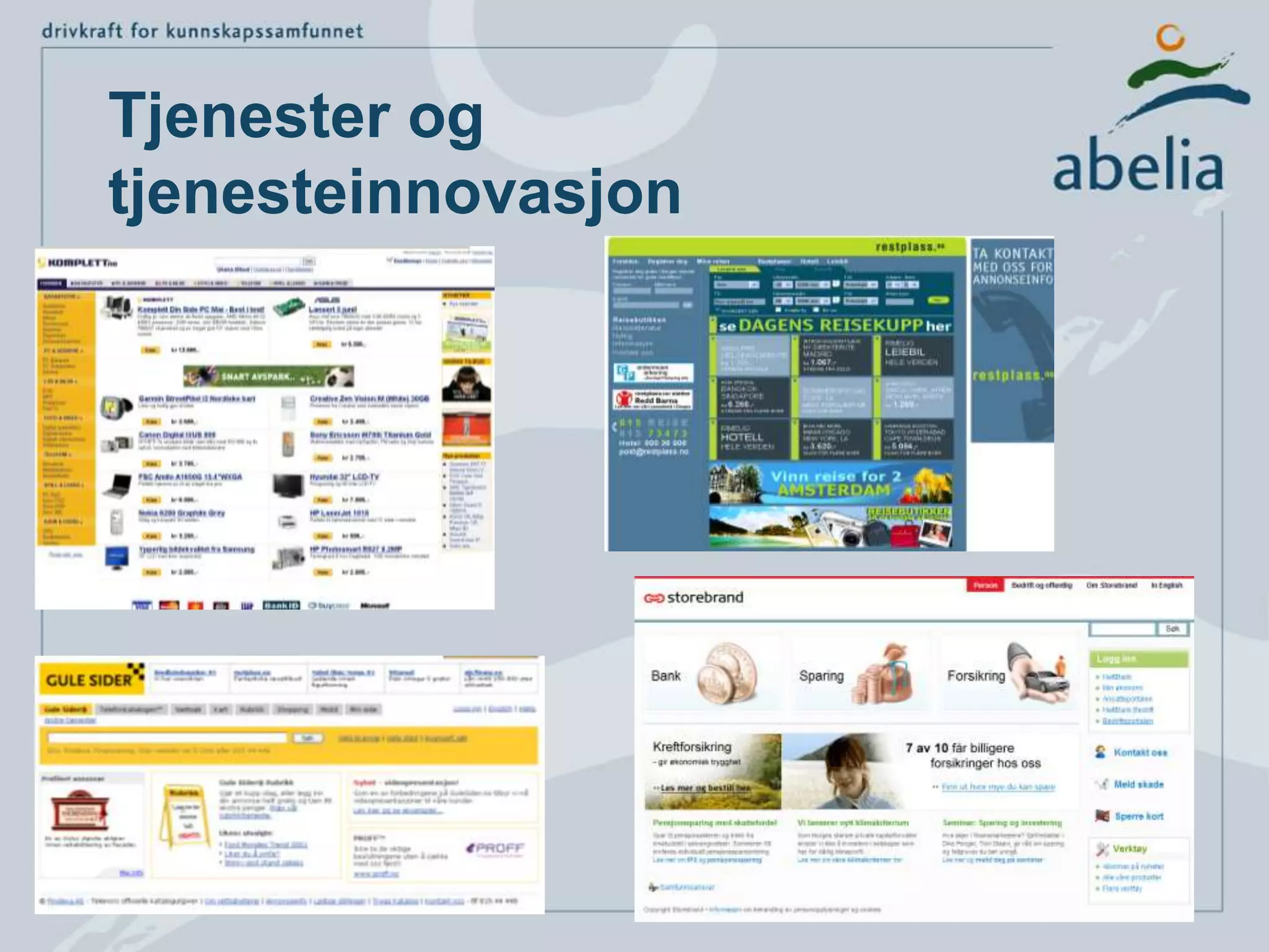 Tjenester og tjenesteinnovasjon