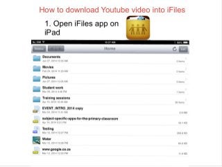 I files youtube download explanation
