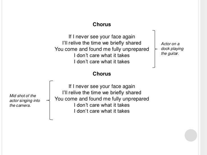 When I See Your Face Lyrics