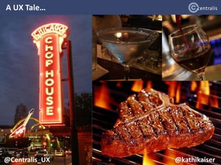 A UX Tale…
@Centralis_UX@Centralis_UX @kathikaiser@Centralis_UX @kathikaiser
 