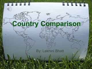 By: Lekhini Bhatt Country Comparison 