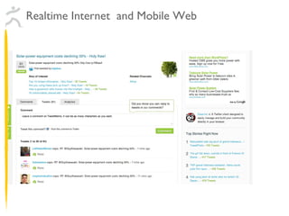 Realtime Internet  and Mobile Web 