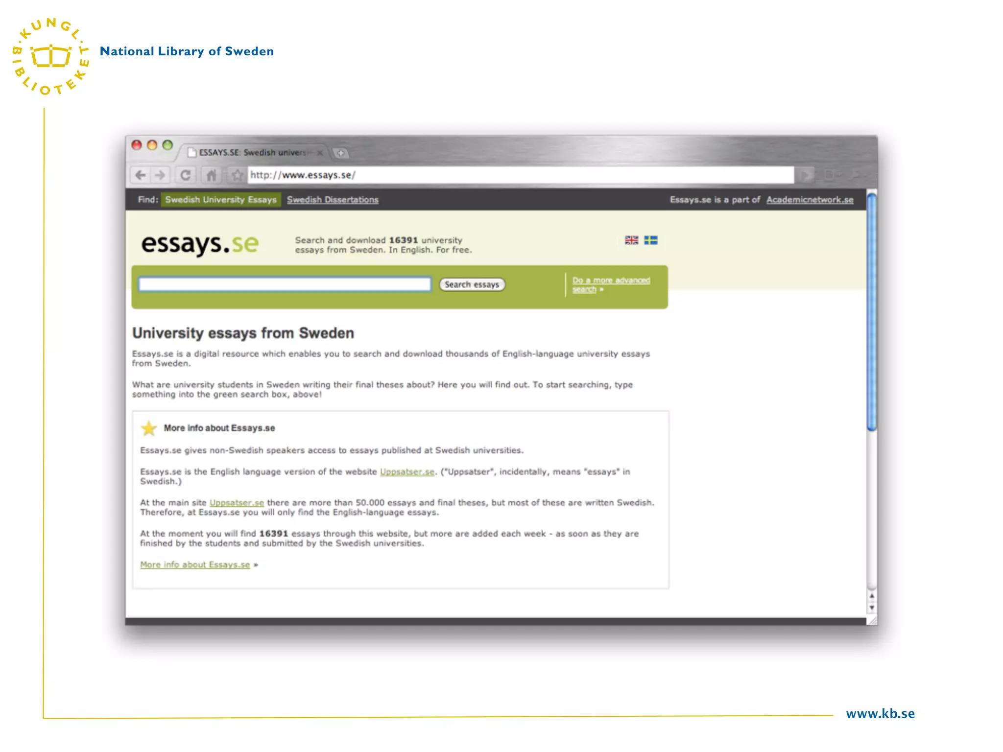 www.kb.se
 