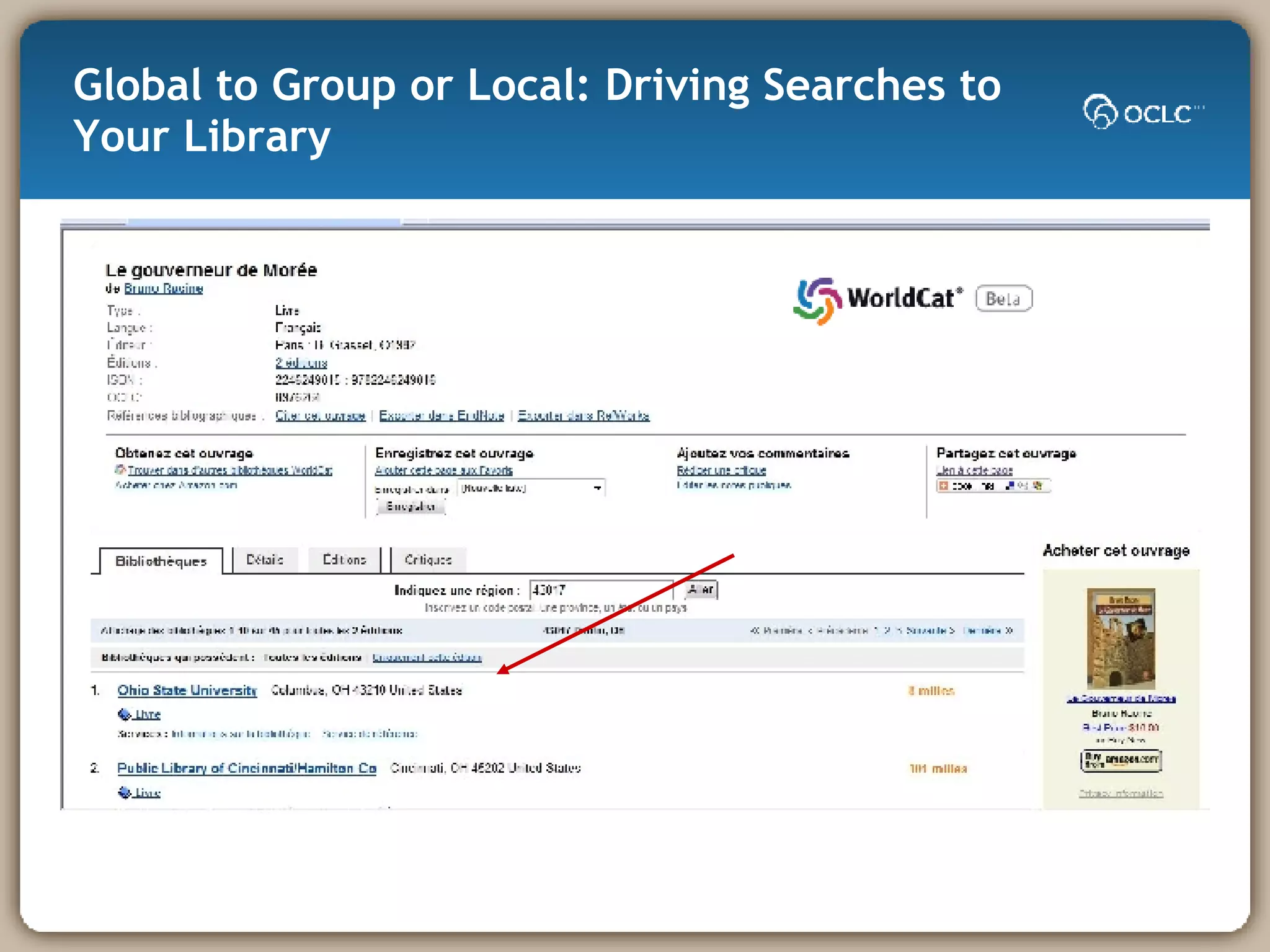 Global to Group or Local: Driving Searches to Your Library 