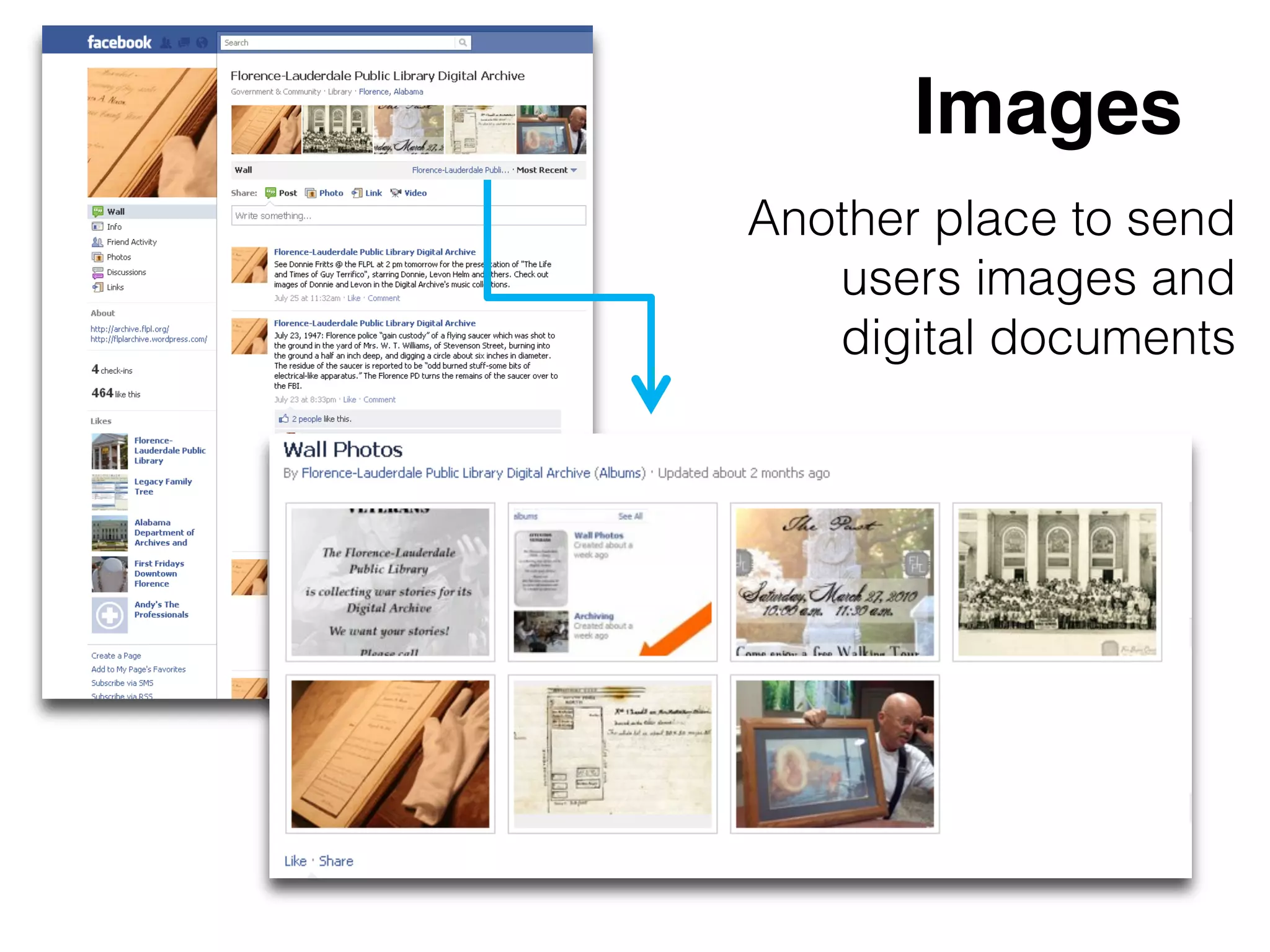 Engagement
             Don’t just PUSH
information! Interacting with
          "fans" is important
 