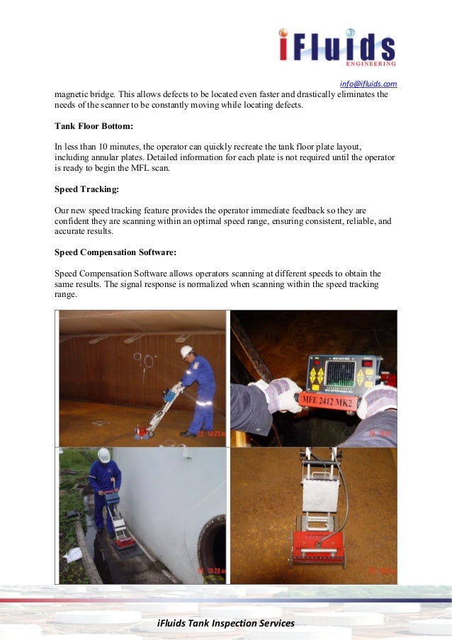 Ifluids Tank Inspection Services