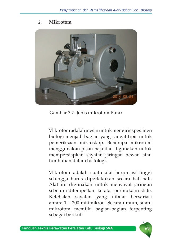 Buku Perawatan Alat Lab Biologi