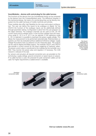 Ifm Programmer Module ifm catalogue control systems | PDF