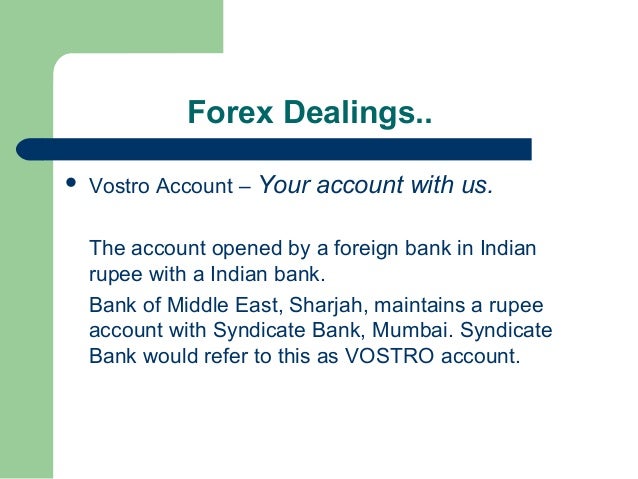 Forex bank account