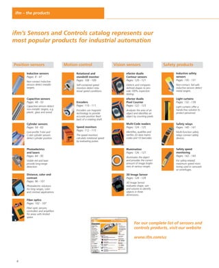 ifm Industrial Sensor Catalog | PDF