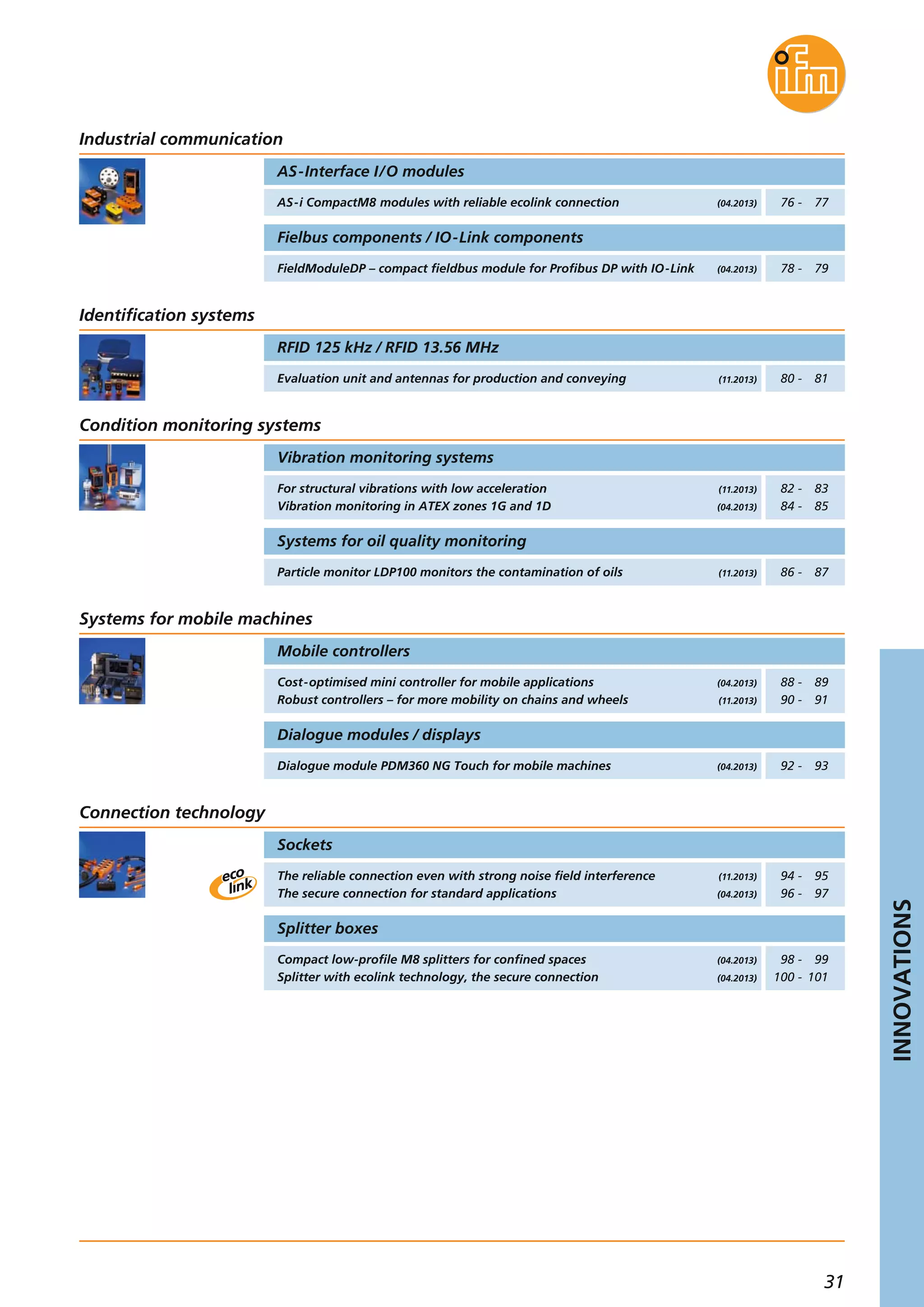 Ifm Innovations English 2013-2014 | PDF