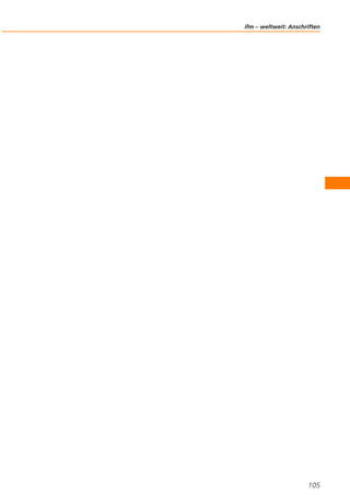 ifm – weltweit: Anschriften
105
 