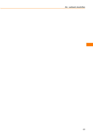 ifm – weltweit: Anschriften
69
 