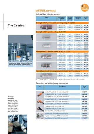 Inductive Sensor Brochure | PDF