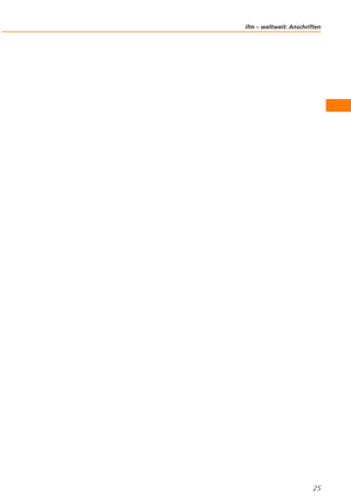 ifm – weltweit: Anschriften

25

 