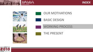 INDEXOUR MOTIVATIONSBASIC DESIGNWORKING PROCESSTHE PRESENT