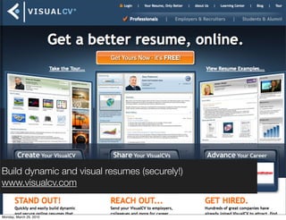 Job Hunt 2.0 - using the Web to find a new career
