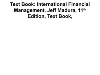 Chapter One International Management IFM Chapter 01 of International Financial Management | PPT