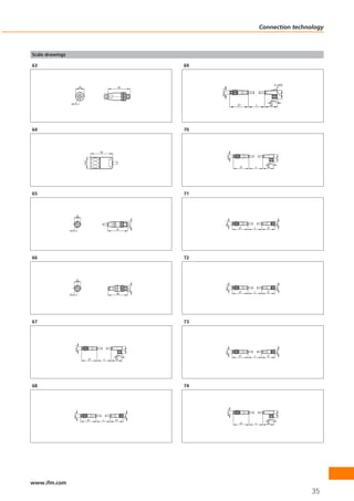 Connection technology



Scale drawings

63                                                                          69



                                                                                                                      2 LED
                            20                       52




                                                                                 M8 x1




                                                                                                                                17
                                                                                                                   M 8 x1
                  M12 x1
                                                                                                 37        L      26




64                                                                          70



                                           52




                                                                                          M8x1




                                                                                                                         17
                                 28




                                                                                                                  M8x1
                                                                                                  37   L         26




65                                                                          71



                      15




                                                                                                                         M8x1
                                                                   M12 x1




                                                                                         M8x1    37    L         31
                                                    47
                 M12 x1




66                                                                          72



                      15
                                                                                                                         M8x1
                                                                   M12 x1




                                                                                         M8x1




                                                                                                 37    L         31
                 M12 x1                             46




67                                                                          73
                     M8x1




                                                                                                                         M8x1
                                                                                         M8x1
                                                            17




                                                     M8x1                                        37    L         31
                                      37        L   26




68                                                                          74
                                                                                          M8x1
                                                            M8x1
                    M8x1




                                                                                                                         17




                                  37        L       31                                                            M8x1
                                                                                                  37   L         26




www.ifm.com
                                                                                                                                     35
 