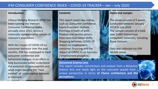 Ifm executive summary report jan july 2020 vn covid consumer behavior impact