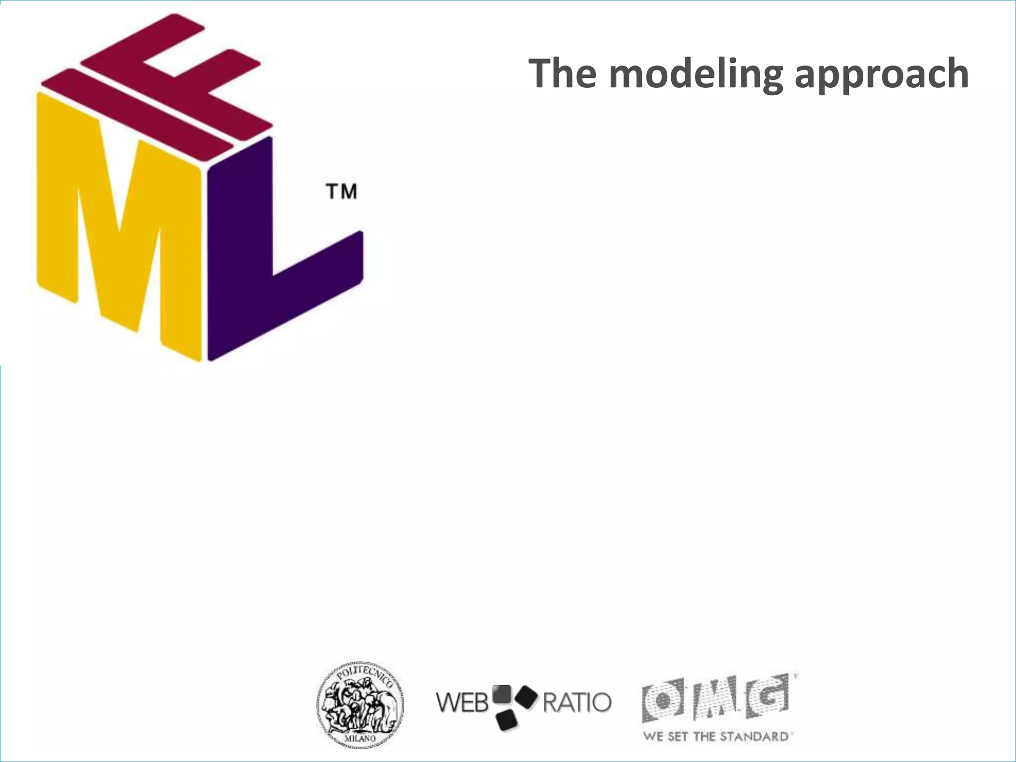 The modeling approach 