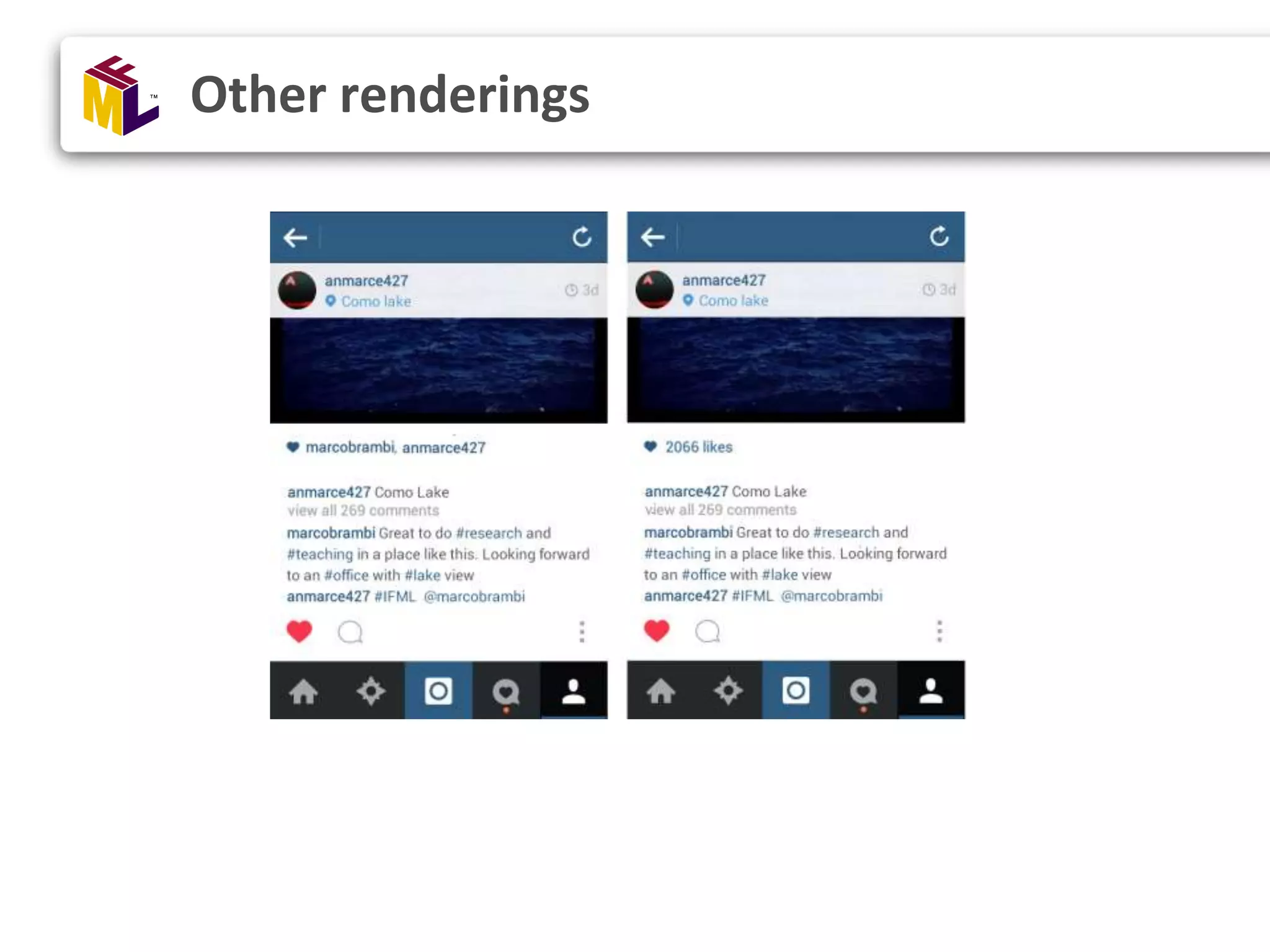 Other renderings 
