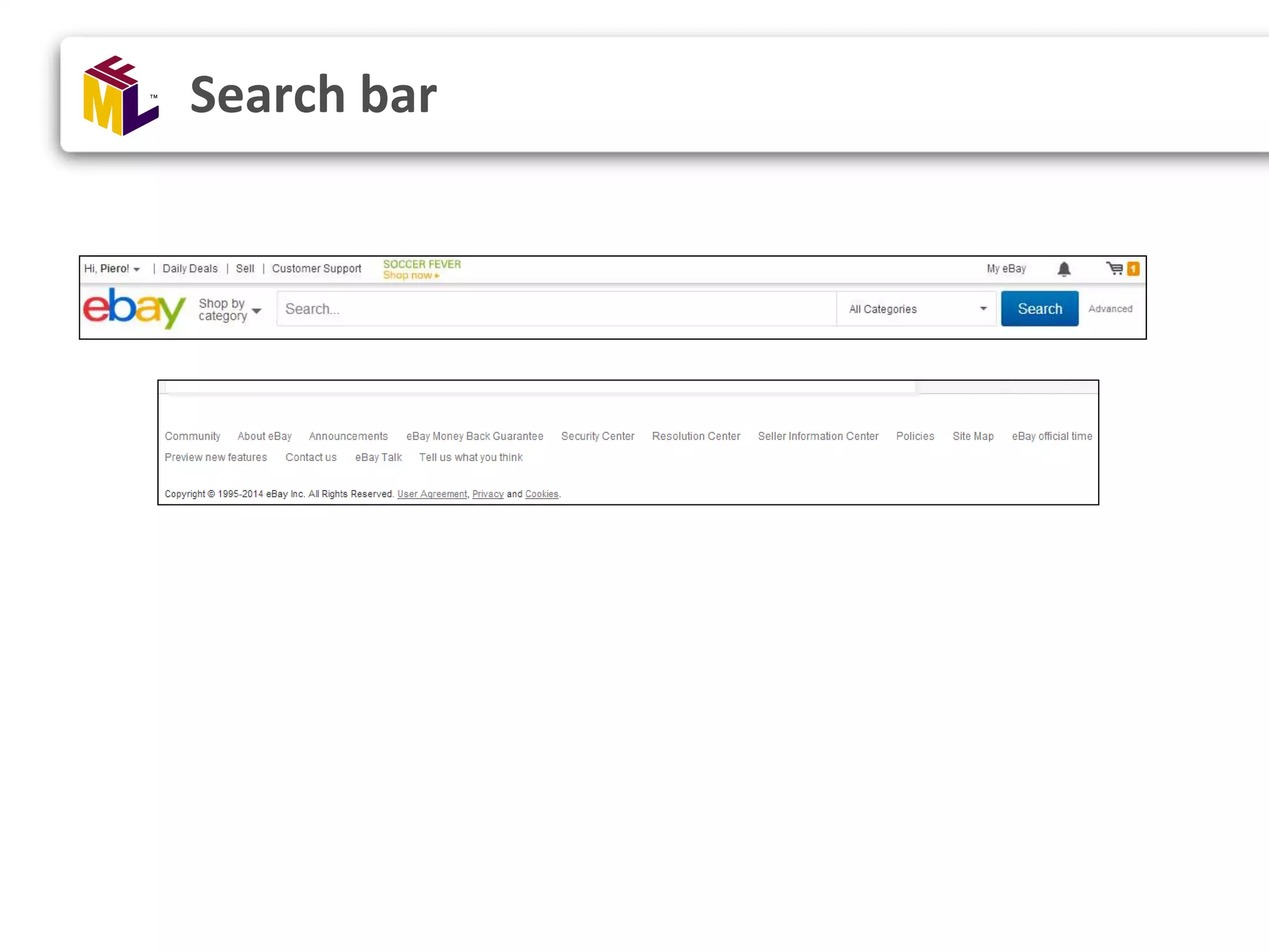 Search bar 