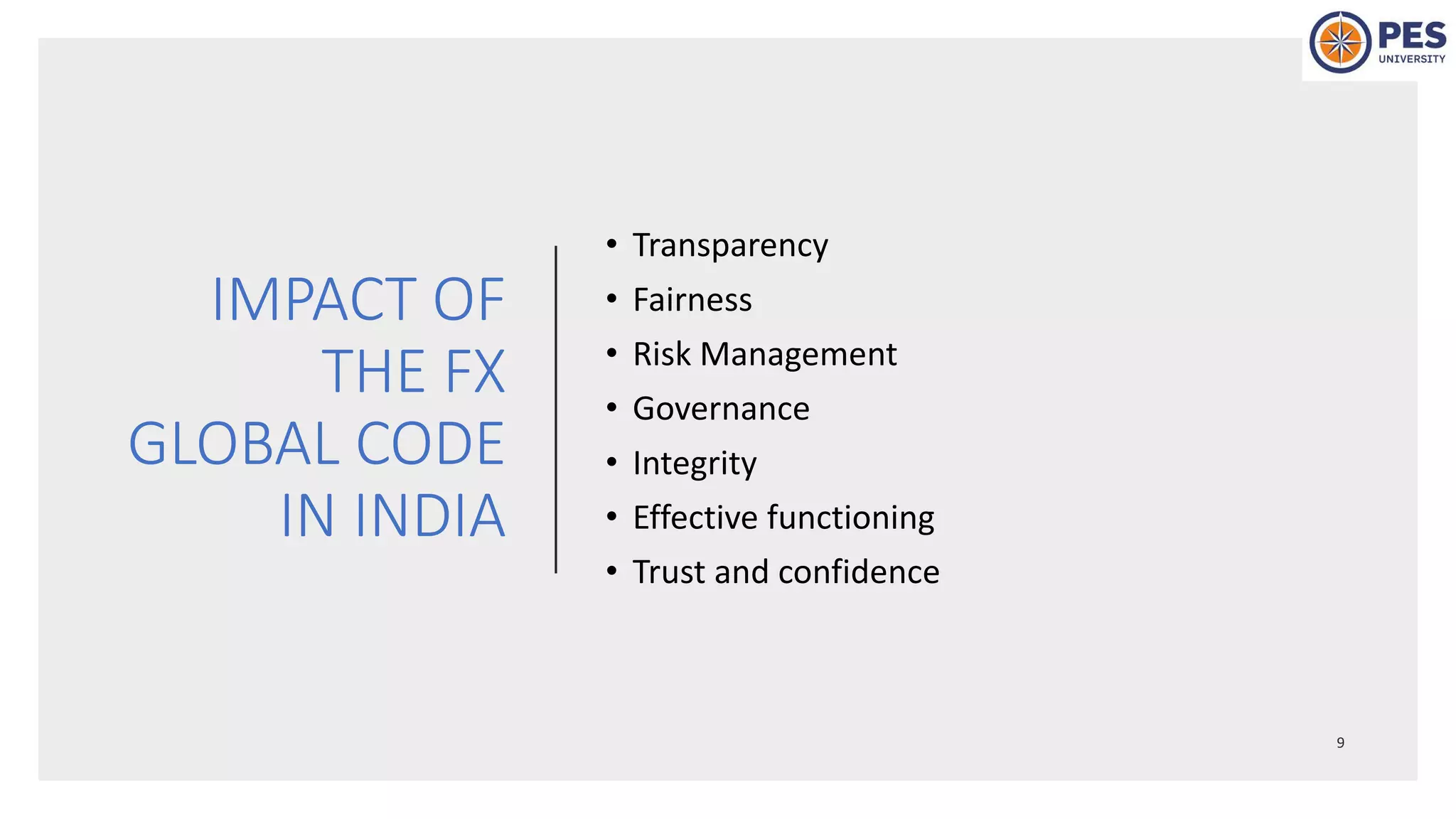 FX Global Code - Formation of a Single Global Code of Conduct for the ...