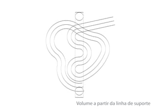 Volume a partir da linha de suporte
 