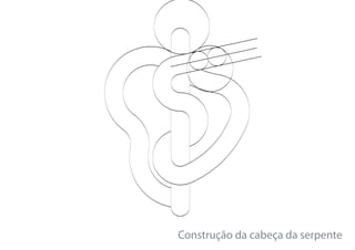 Construção da cabeça da serpente
 