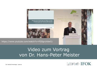 Bildlizenz: CC BY-SA 2.0 James Vaughan (http://www.flickr.com/x-ray_delta_one/)
Video zum Vortrag
von Dr. Hans-Peter Meister
https://www.youtube.com/watch?v=FG0gruVdwCc
Foto: Stephanie Hofschlaeger / pixelio.de
 