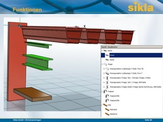 Funktionen




Sikla GmbH • VS-Schwenningen   Seite 26
 