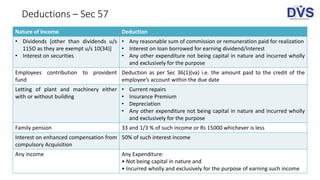 Less Dedution Understanding Income-tax – Income From Other Sources | PPTX