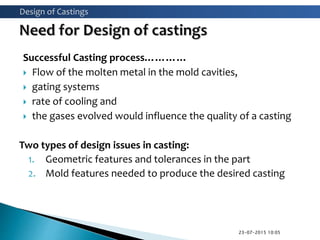 Introduction to Foundry Metallurgy | PPTX
