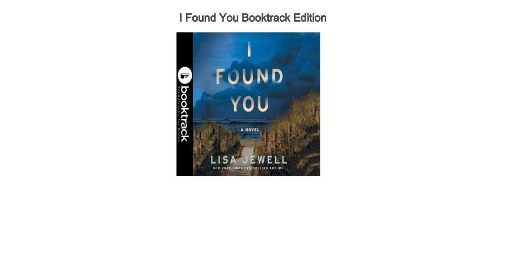 i found you book summary i found you book summary