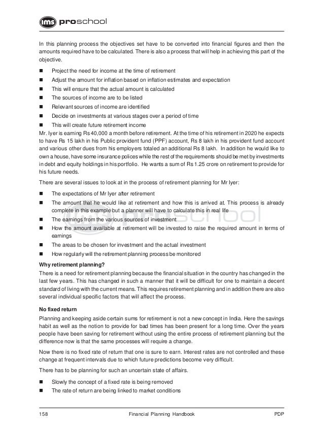 Basics of retirement planning