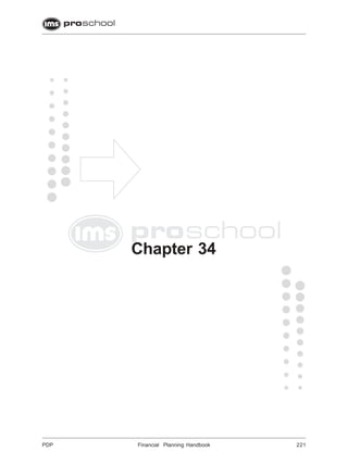 221Financial Planning HandbookPDP
Chapter 34
 
