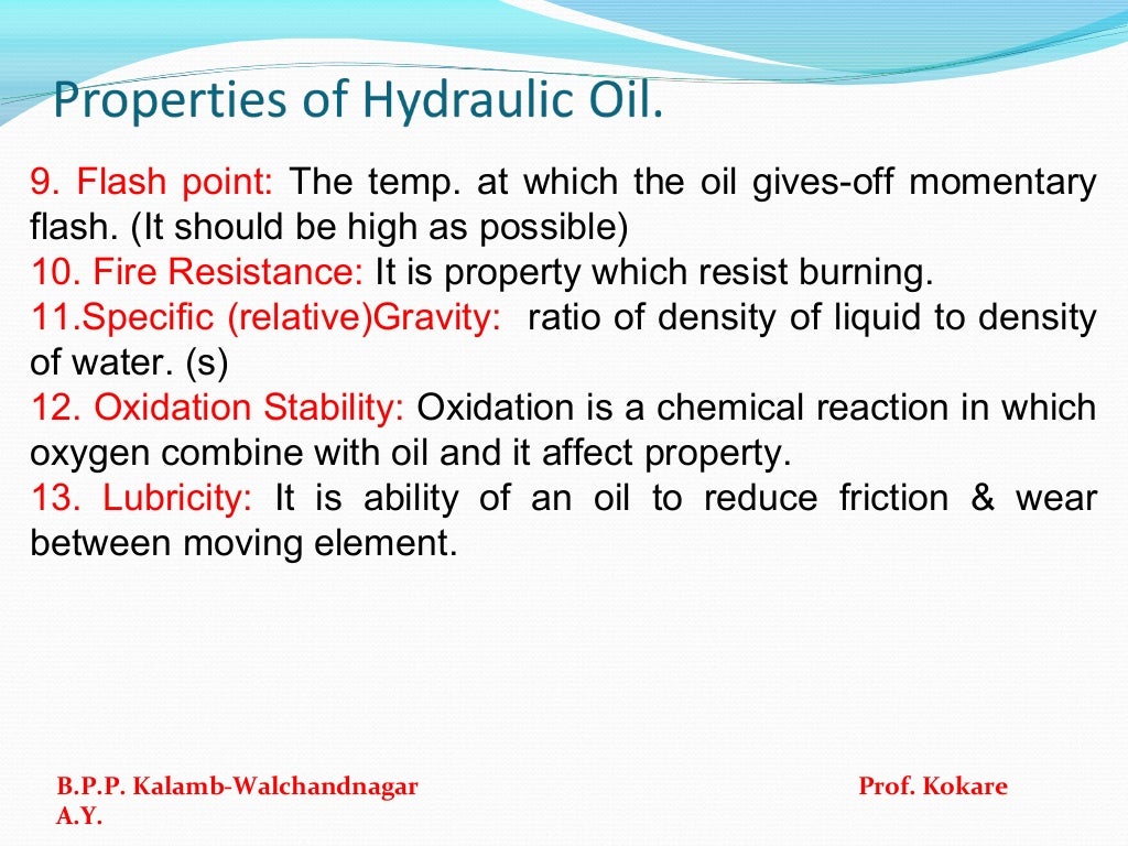 Ifp ch. no. 1 basics of oil hydraulic systems