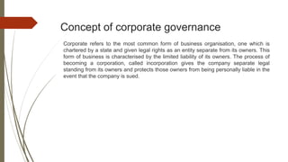 Corporate Governance and Ethical Business Strategy | PPTX