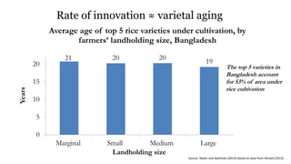 IFPRI - NAES Conference on Sustainable & Resilient Agriculture - David Spielman & Adam Kennedy - Innovation, competition, and productivity growth: