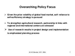 Design and implementation of food security strategies in Bangladesh