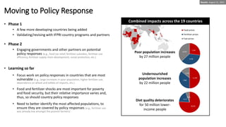Results: August 22, 2022
Moving to Policy Response
• Phase 1
• A few more developing countries being added
• Validating/re...