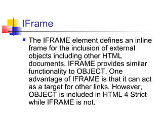 I frame | PPT