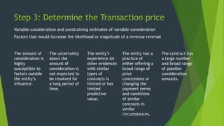 Presentation on IFRS 15 and its related example | PPTX