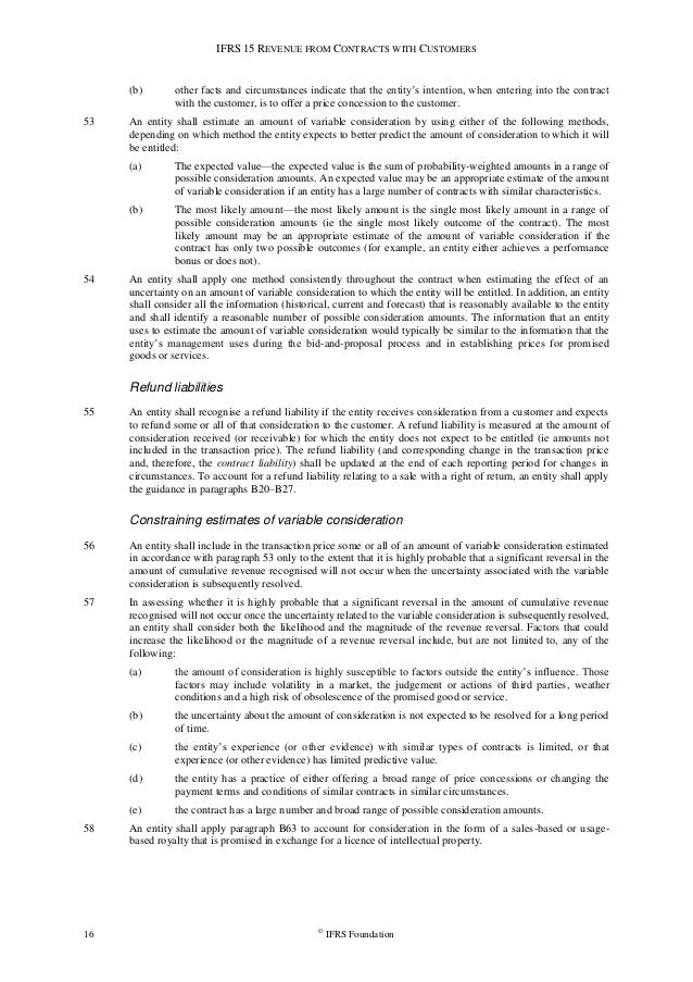 Ifrs 15 With Illustrative Examples