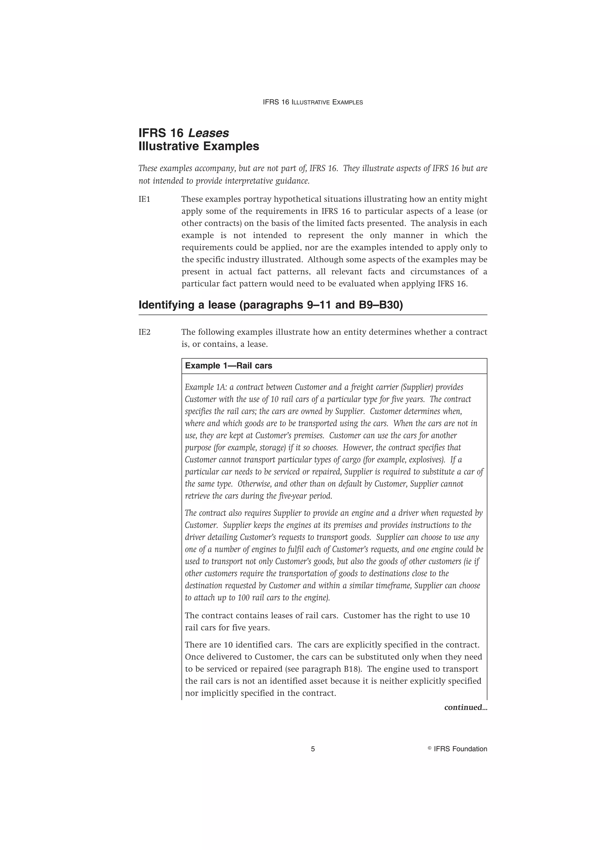 IFRS-16- Leases (Illustrative examples) | PDF