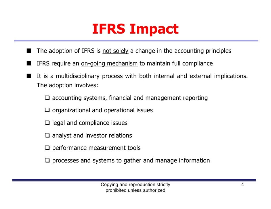 Adopting Ifrs in Canada