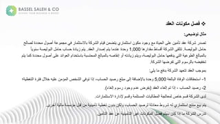 
‫العقد‬ ‫مكونات‬ ‫فصل‬
‫توضيحي‬ ‫مثال‬
:
‫ت‬
‫ة‬ ‫صل‬
‫ك‬ ‫ش‬
‫عة‬ ‫ةة‬ ‫ح‬ ‫نةعلىةا‬ ‫عقلةتأ‬
‫ة‬ ‫ةجص‬ ‫ع‬ ‫م‬ ‫ة‬ ‫ةف‬ ‫الستث‬ ‫ةب‬ ‫ك‬ ‫ش‬ ‫مةا‬ ‫نة‬ ‫تض‬ ‫ية‬ ‫نةاستث‬ ‫ك‬ ‫لة‬ ‫م‬
‫حة‬ ‫ص‬ ‫حللةة‬
‫ص‬ ‫ب‬ ‫ةا‬ ‫ح‬
.
‫ك‬ ‫ش‬ ‫تتلقىةا‬
‫طة‬ ‫س‬ ‫ج‬
‫ه‬ ‫قلا‬
1,000
‫قل‬ ‫ةا‬ ‫تمةإصلا‬ ‫ة‬ ‫حلةةععل‬
.
‫لةة‬ ‫تمةز‬
‫ة‬ ‫ص‬ ‫ب‬ ‫ةا‬ ‫بةح‬ ‫حس‬
‫ة‬
ً ‫سع‬
‫لت‬ ‫تمةز‬ ‫ة‬، ‫ص‬ ‫ب‬ ‫ةا‬ ‫ةح‬ ‫ه‬ ‫لف‬ ‫ة‬ ‫ت‬ ‫ةا‬ ‫ع‬ ‫ط‬ ‫غةا‬ ‫ب‬ ‫ب‬
‫ه‬
‫غةا‬ ‫ب‬ ‫صهةب‬ ‫ةإعق‬ ‫ج‬
‫حتسب‬
‫ستخلامة‬ ‫ب‬
‫ا‬
‫ائلة‬
‫ع‬
‫لىةج‬
‫حللةة‬ ‫ة‬ ‫ص‬
‫تمة‬ ‫ة‬ ‫ك‬
‫ض‬ ‫تخف‬
‫ه‬
‫ب‬
‫ة‬ ‫ت‬ ‫مةا‬ ‫س‬
‫ت‬
‫ةا‬ ‫ضه‬ ‫ف‬
‫ك‬ ‫ش‬
.
‫مب‬ ‫ب‬
‫قلة‬ ‫ا‬
‫ةبلفع‬ ‫ك‬ ‫ش‬ ‫هلةا‬ ‫تت‬
‫ل‬ ‫ة‬
:
1
-
‫ةة‬ ‫ف‬ ‫نةا‬ ‫استحق‬
‫غ‬ ‫ب‬ ‫ا‬
5,000
‫ةةا‬ ‫ةفت‬ ‫هةخال‬ ‫نةعل‬ ‫خ‬ ‫شخصةا‬ ‫ةا‬ ‫ف‬ ‫ةإذاةت‬،‫ب‬ ‫حس‬ ‫لةا‬ ‫ص‬ ‫بلغة‬ ‫ىة‬ ‫ةإ‬ ‫ف‬ ‫إلض‬ ‫حلةةب‬
‫؛ة‬ ‫تغط‬
2
-
‫قلة‬ ‫ءةا‬ ‫غ‬ ‫ةإذاةتمةإ‬،‫بة‬ ‫حس‬ ‫لةا‬ ‫ص‬
(
‫ل‬ ‫م‬ ‫ضةعلمة‬ ‫بف‬
‫مة‬ ‫س‬
‫ء‬ ‫غ‬ ‫إ‬
)
.
‫لىة‬
‫سم‬ ‫ة‬ ‫ك‬ ‫ش‬ ‫ا‬
‫ة‬ ‫م‬ ‫صة‬ ‫خ‬
‫سمة‬ ‫ة‬ ‫ستل‬ ‫نةا‬ ‫ب‬ ‫ط‬ ‫ا‬
‫ةة‬ ‫إللا‬
‫ان‬ ‫االستث‬
.
‫ع‬ ‫ةتأ‬ ‫نةتغط‬ ‫كنةبل‬ ‫ة‬،‫ب‬ ‫حس‬ ‫لةا‬ ‫ص‬ ‫ة‬ ‫ل‬ ‫طة‬ ‫هةش‬ ‫ية‬ ‫عتجةاستث‬ ‫عة‬ ‫تمةب‬
‫ة‬
‫ى‬ ‫ةجخ‬ ‫ة‬ ‫خسس‬ ‫ة‬ ‫ب‬ ‫نة‬
.
‫يةا‬ ‫تل‬
‫ك‬ ‫ش‬
‫ن‬ ‫تأ‬ ‫ةعنةعقلةا‬ ‫ع‬ ‫تأ‬ ‫ةا‬ ‫نةغ‬ ‫ع‬ ‫ك‬ ‫ةا‬ ‫تمةفص‬ ‫نةس‬ ‫ةإذاةك‬
.
 