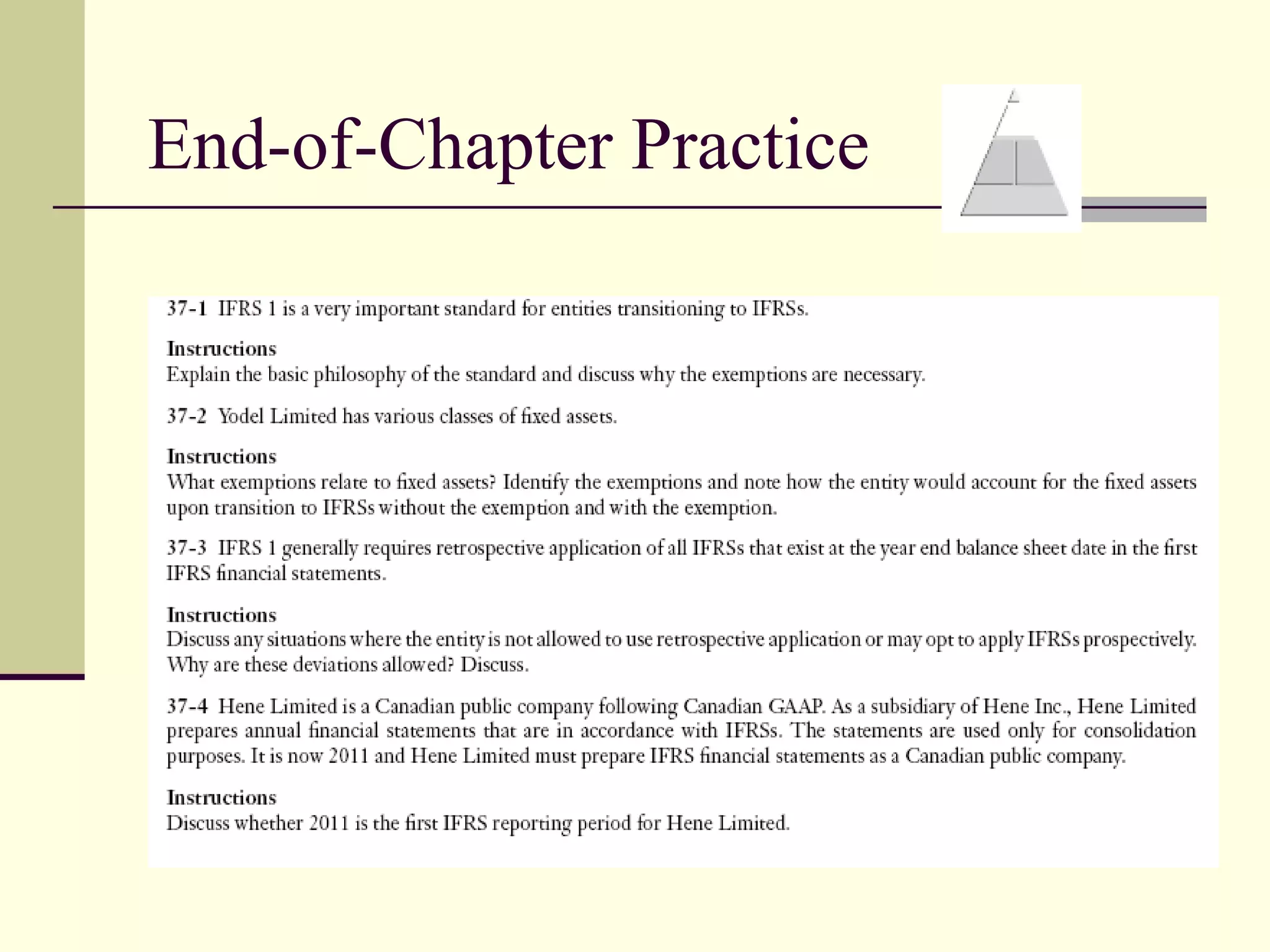 End-of-Chapter Practice




21
 